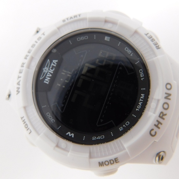 Invicta Men's Watch Racing Alarm Chronograph GMT Quartz Digital Black Dial 47524 - Picture 8 of 16